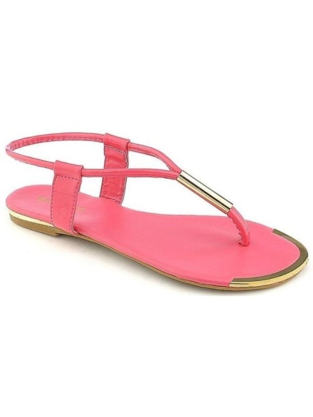 NEW Bamboo Pink Esperanza Women's Flat Thong Sandal Wedge‎ Vacation Summer Beach